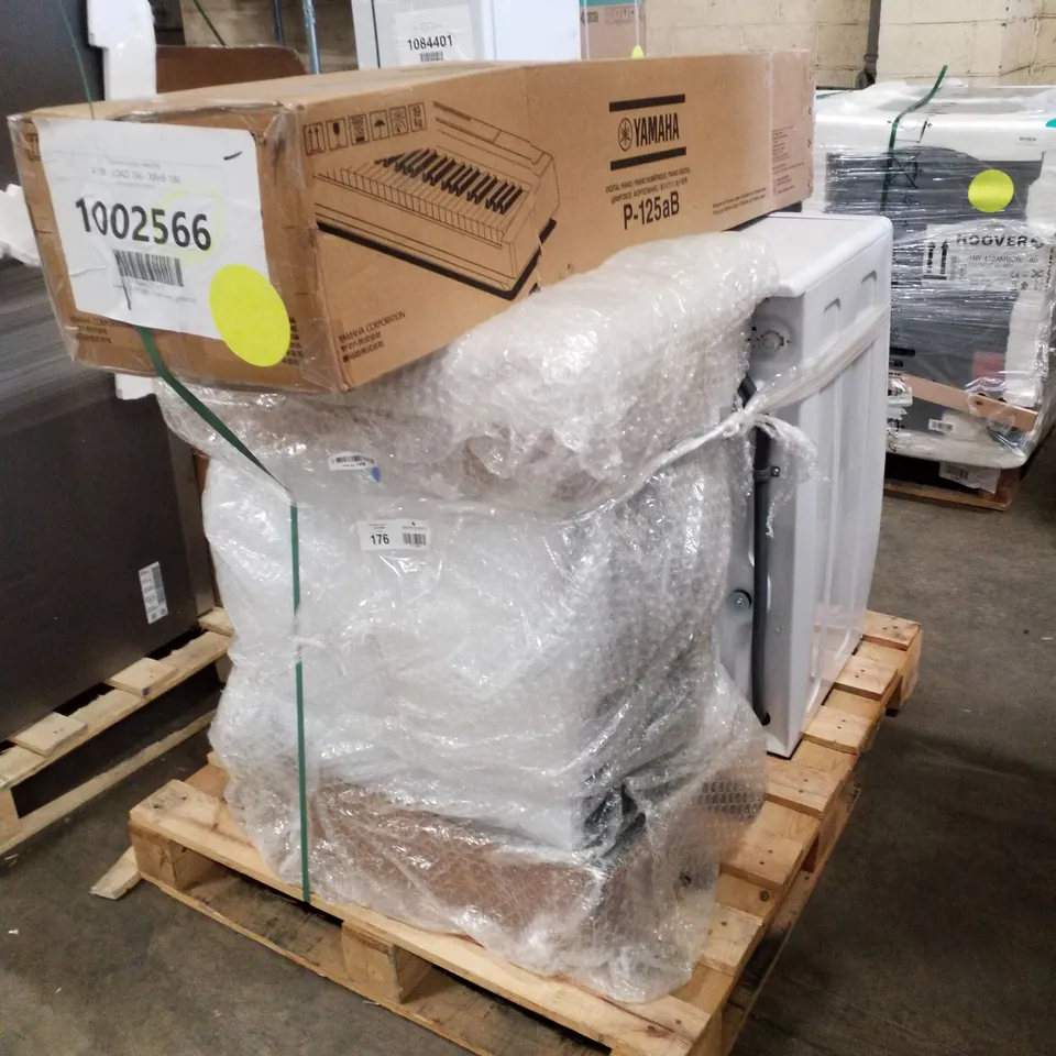 COMFEE SLIMLINE FREESTANDING DISHWASHER WHITE, HOOVER H-WASH 300 FREE STANDING WASHING MACHINE AND YAMAHA P-125AB PORTABLE DIGITAL PIANO - UNPROCESSED RAW RETURNS