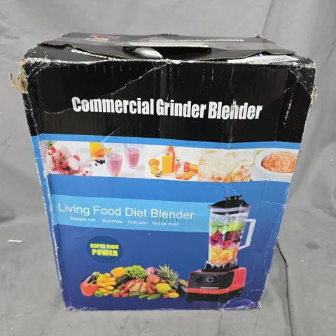 COMMERCIAL GRINDER BLENDER – LIVING FOOD DIET BLENDER (BOXED)