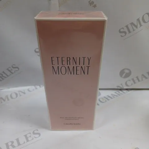 BOXED CALVIN KLEIN ETERNITY MOMENT EAU DE PARFU 100ML - SEALED 