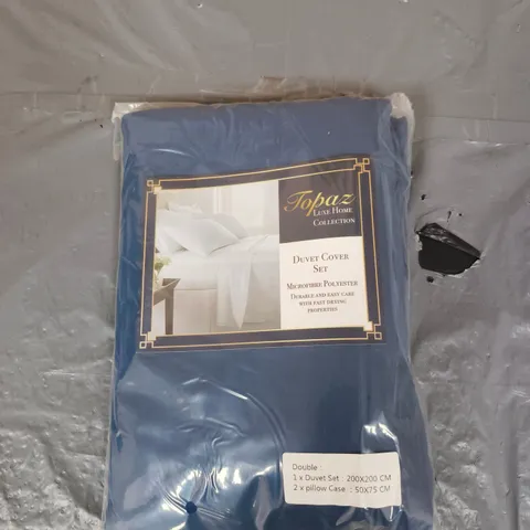 APPROXIMATELY 10 TOPAZ LUXE HOME COLLECTION DUVET COVER SETS - DOUBLE
