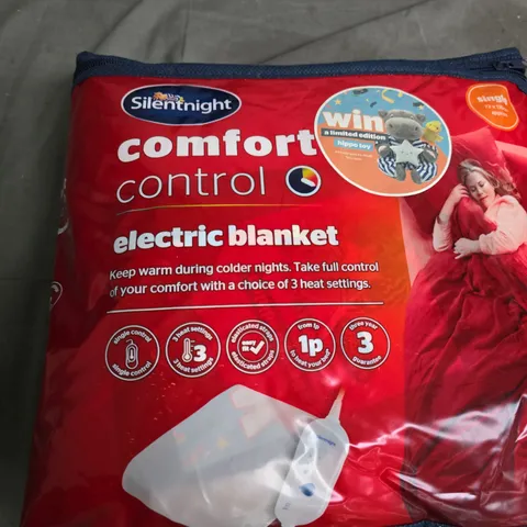 SILENTNIGHT COMFORT CONTROL ELECTRIC BLANKET – SINGLE