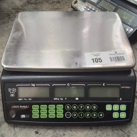 AVERY BERKEL FX50 RETAIL SHOP WEIGHING SCALE. 