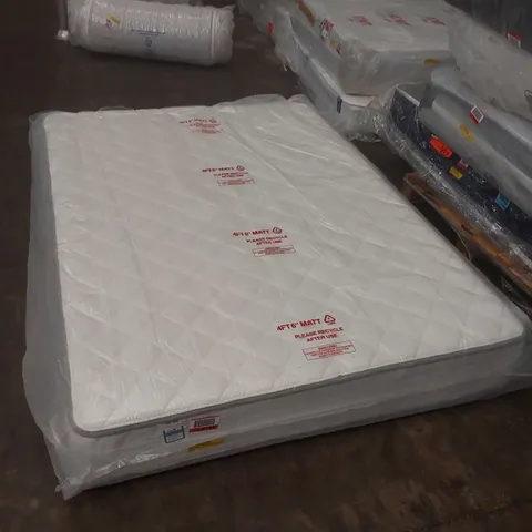 QUALITY BAGGED NOVILLA 25CM COOLING MEMORY FOAM POCKET SPRUNG MATTRESS - 4'6 DOUBLE