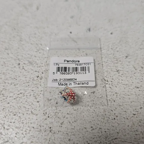 PANDORA MOMENTS COLOURFUL STARFISH MINI CHARM