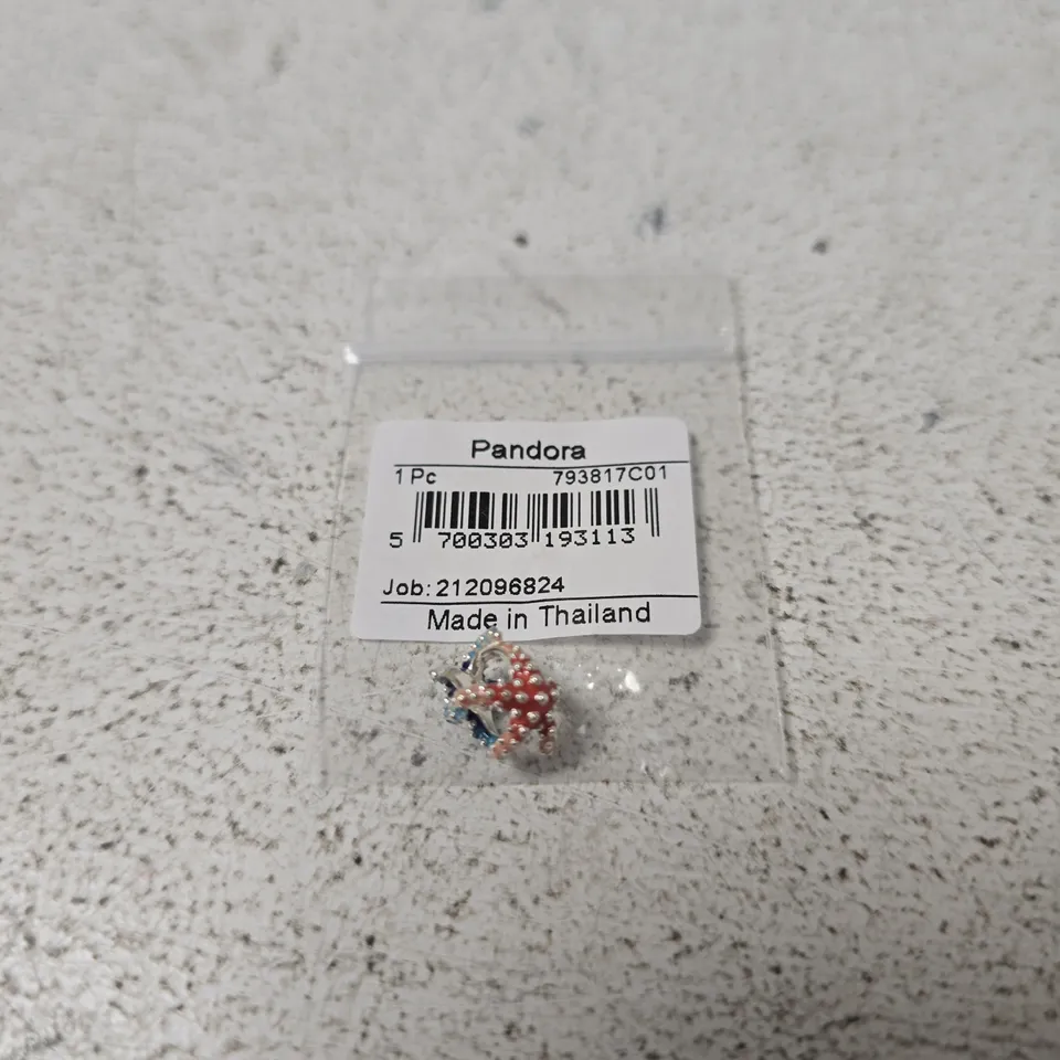 PANDORA MOMENTS COLOURFUL STARFISH MINI CHARM