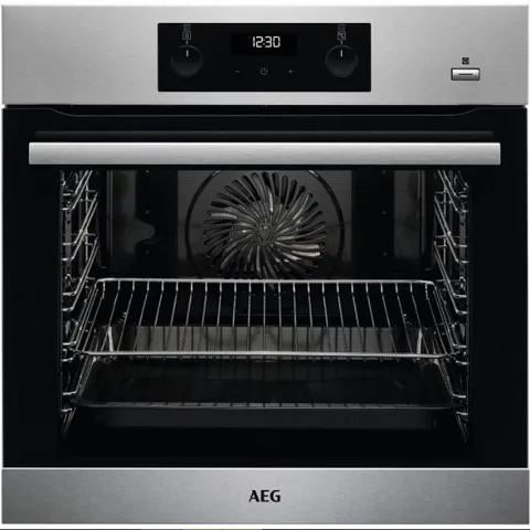 AEG 6000 SERIES BES35501EM 72L BUILT-IN ELECTRIC SINGLE OVEN - STAINLESS STEEL - A RATED