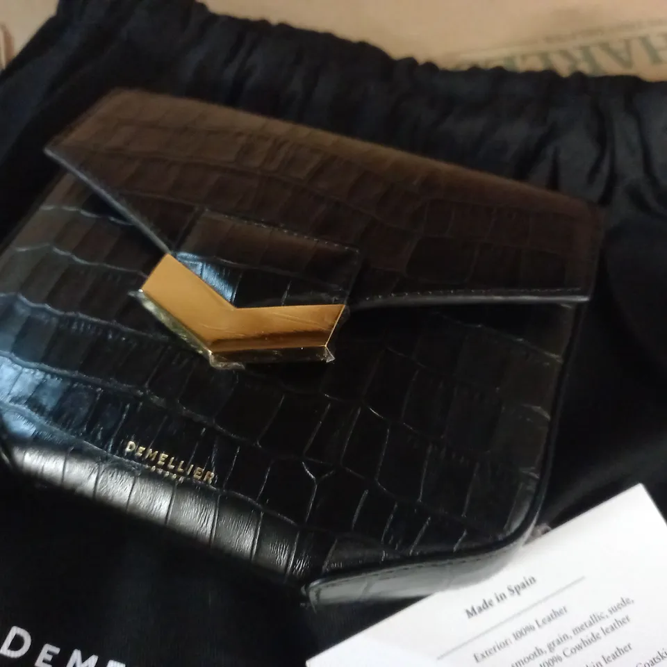DEMELLIER LEATHER BAG WITH CHAIN STRAP 