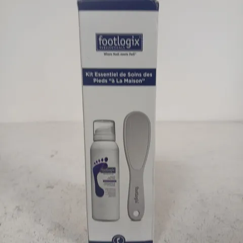 FOOTLOGIX FOOT CARE ESSENTIALS KIT – AT HOME (BOTTLE + FOOT FILE)