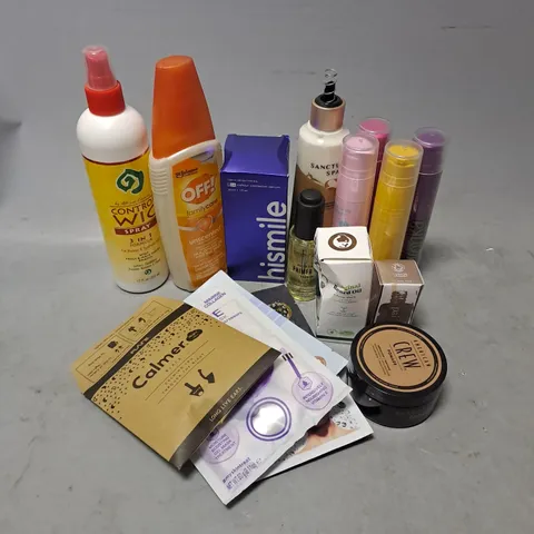 APPROXIMATELY 20 ASSORTED COSMETIC PRODUCTS TO INCLUDE - HISMILE TOOTHPASTE - PAI HIGHLIGHTING DROPS - AMERICAN CREW POMADE - THE ORDINARY MOISTURISER - ETC