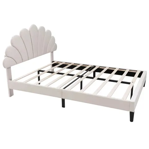 ADAWAY UPHOLSTERED STORAGE BED - BEIGE - SIZE UNSPECIFIED 