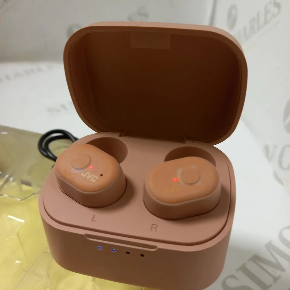 JVC MEMORY FOAM WIRELESS EARBUDS HA-A10T PINK 