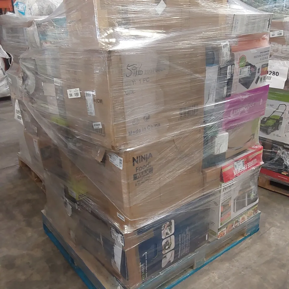 PALLET OF APPROXIMATELY 80 UNPROCESSED RAW RETURN HOUSEHOLD AND ELECTRICAL GOODS TO INCLUDE;