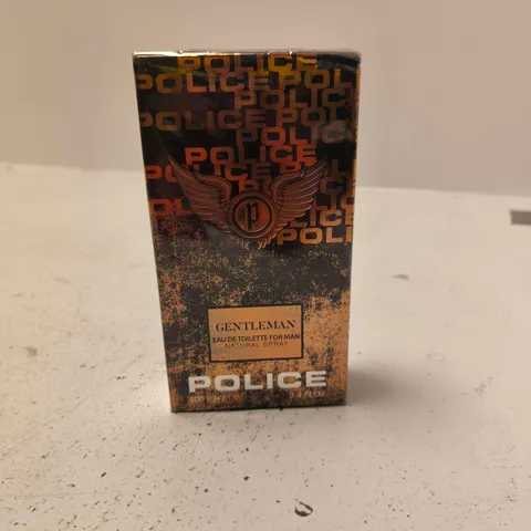BOXED AND SEALED POLICE GENTLEMAN EAU DE TOILETTE FOR MAN 100ML