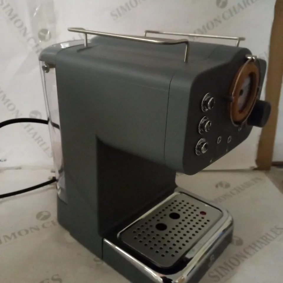 SWAN ESPRESSO COFFEE MAKER - GREY