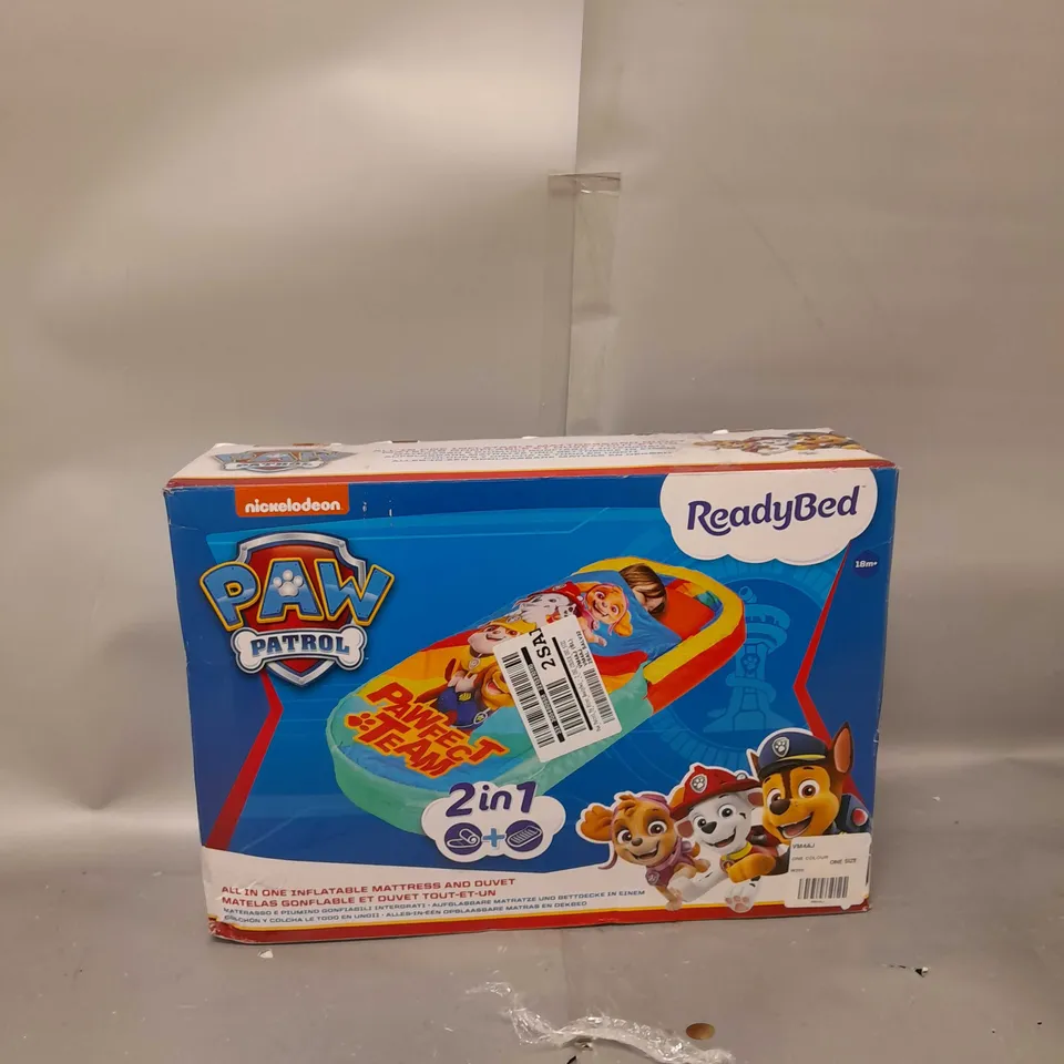 SEALED PAW PATROL MY FIRST READYBED  RRP £34.99