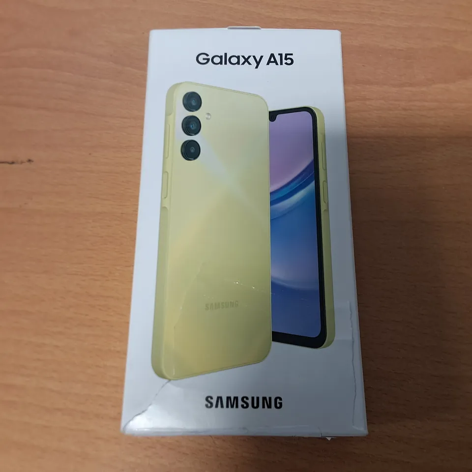 SAMSUNG GALAXY A15 128GB IN YELLOW