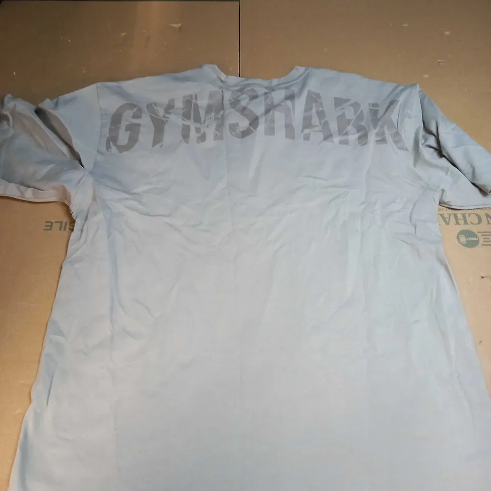 GYM SHARK KHAKI TOP - UK SMALL