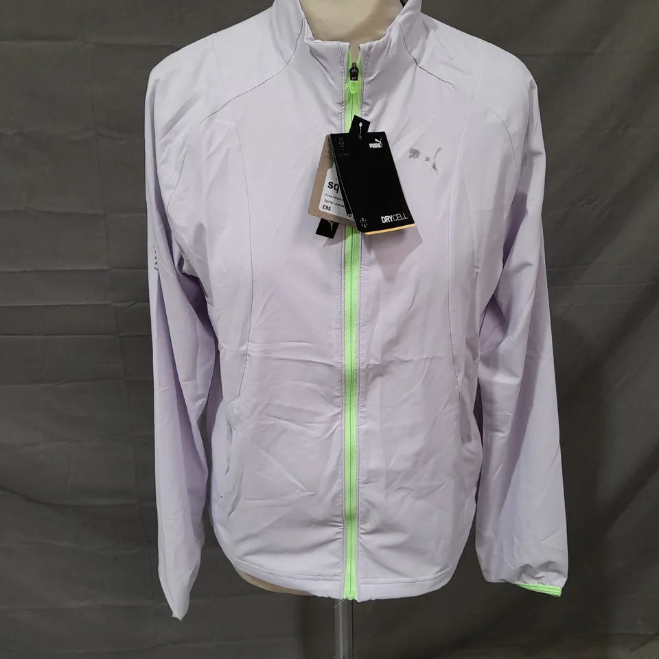 PUMA ULTRAWEAVE JACKET IN SPRING LAVENDER SIZE S