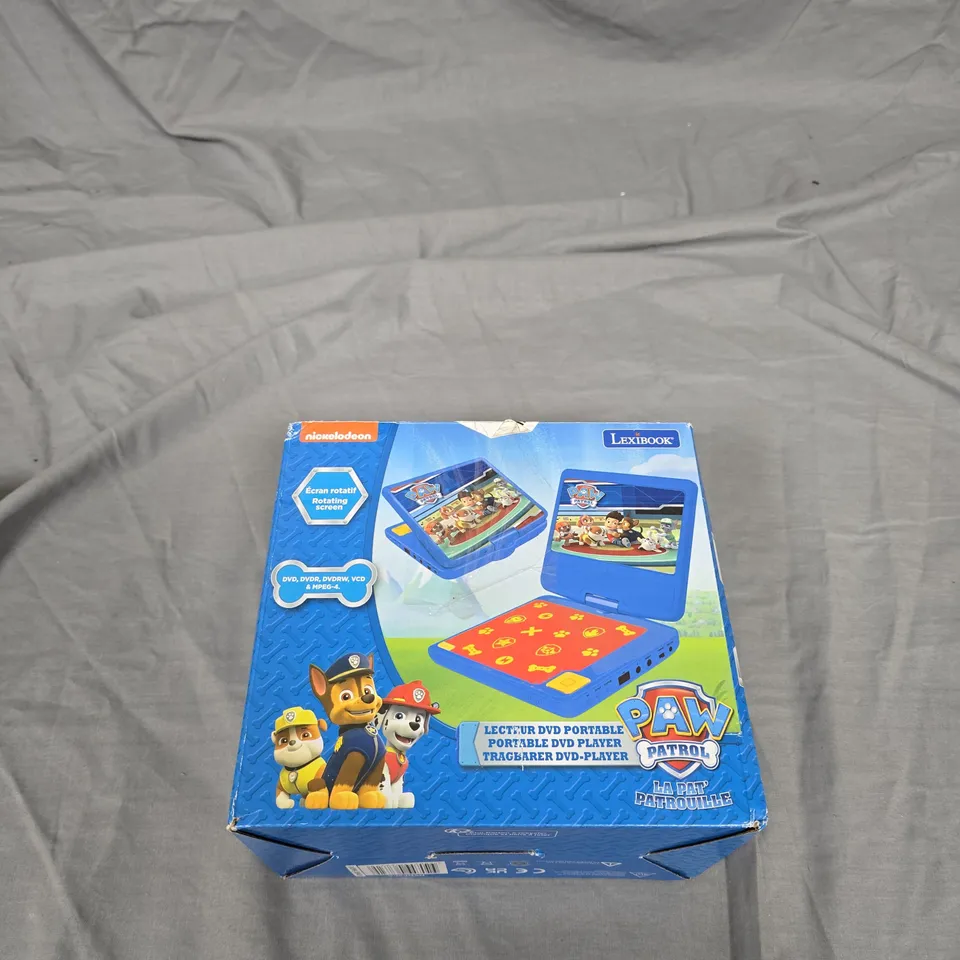 PAW PATROL PORTABLE DVD PLAYER RRP £89.99