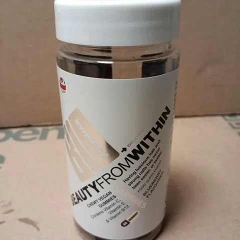 BEAUTY FROM WITHIN CHEWY VEGAN GUMMIES – VITAMIN C, VITAMIN E & B12