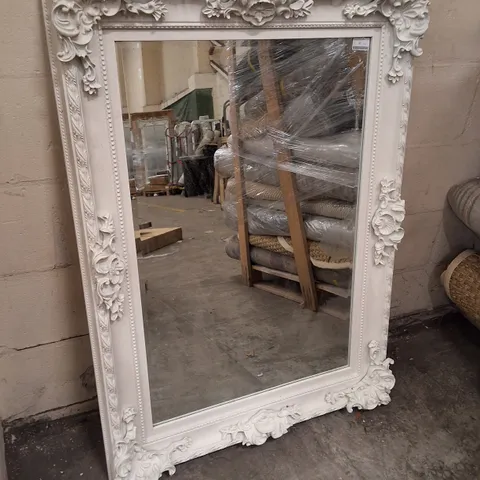 ALTORI WHITE RECTANGLE MIRROR 83×115×8CM