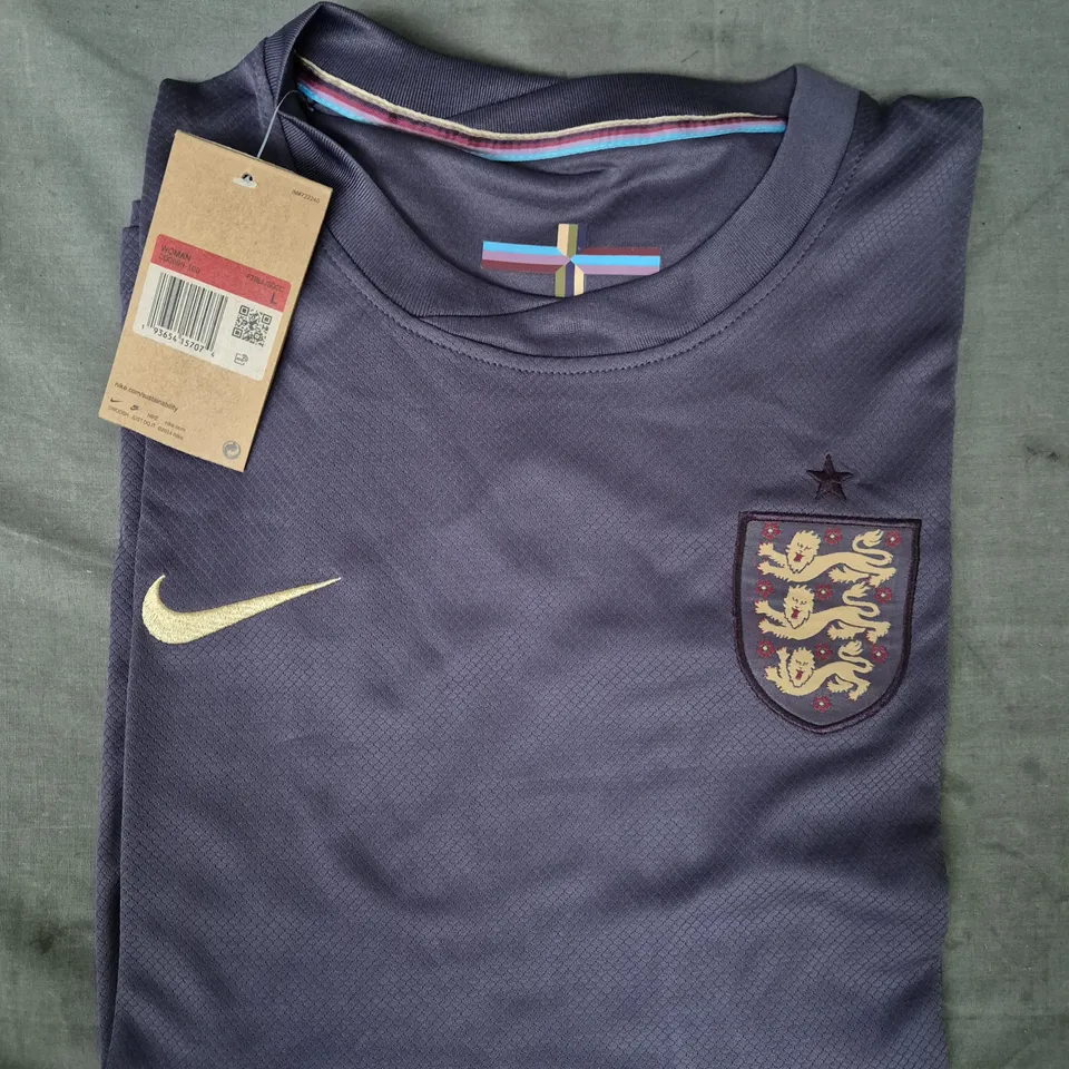 NIKE ENGLAND FOOTBALL TOP IN PURPLE SIZE LARGE