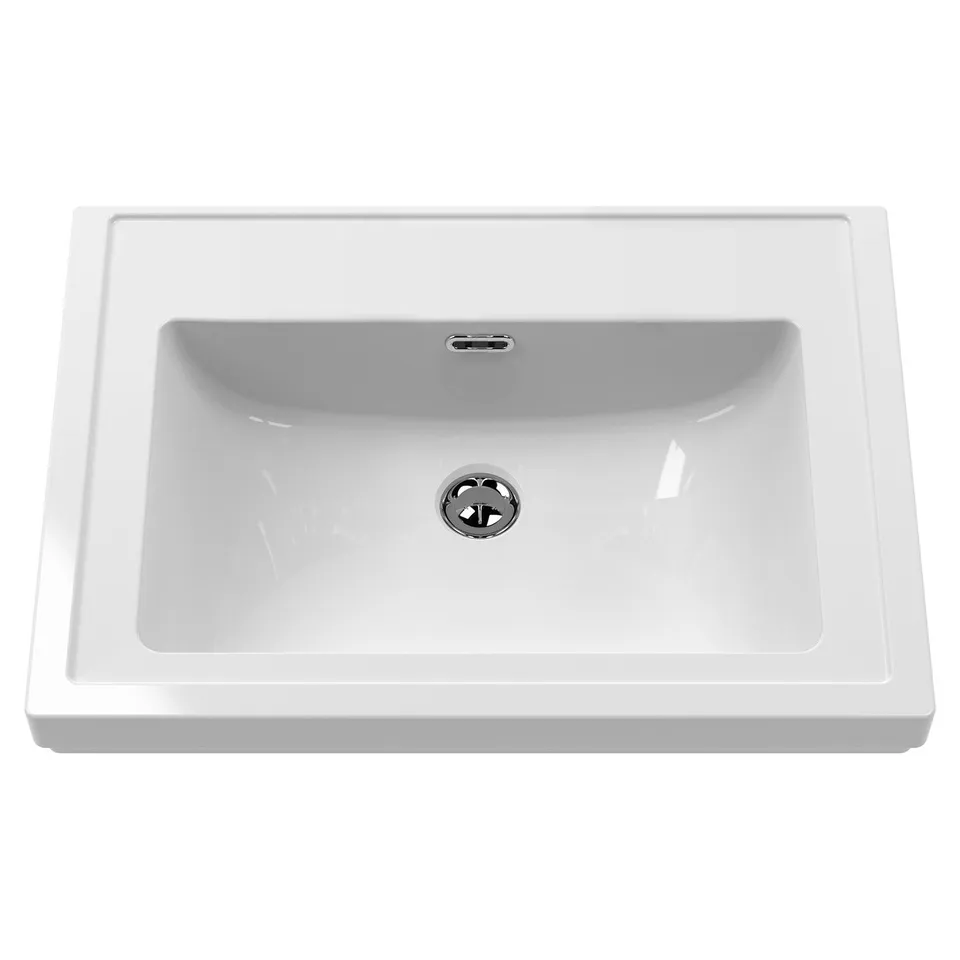 BOXED NUIE CLASSIQUE 800MM FURNITURE BASIN WITHOUT TAP HOLES - CBM515