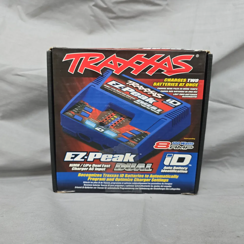 TRAXXAS EZ-PEAK DUAL CHARGER – NIMH/LIPO RC BATTERY CHARGER (BOXED)