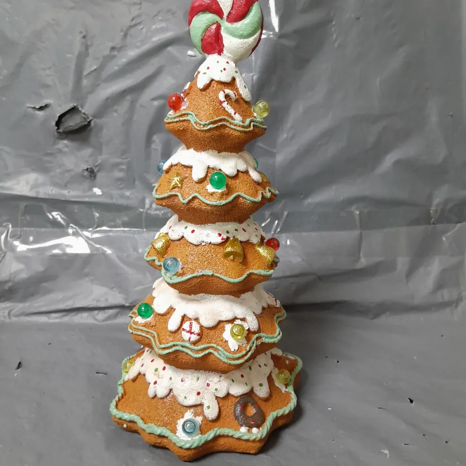 LED GINGERBREAD TREE CHRISTMAS DECORATION