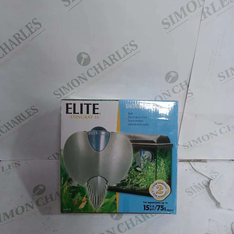 HAGEN ELITE STINGRAY 15 UNDERWATER AQUARIUM FILTER, 12.45 X 12.7 X 4.32 CM