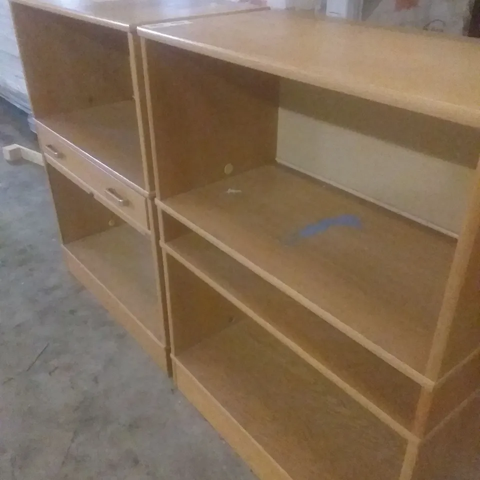 X4 WOODEN BOOKCASES