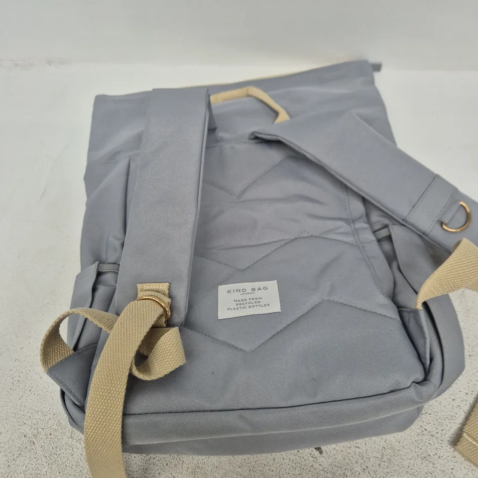 KIND BAG LONDON GREY BACKPACK – RECYCLED PET