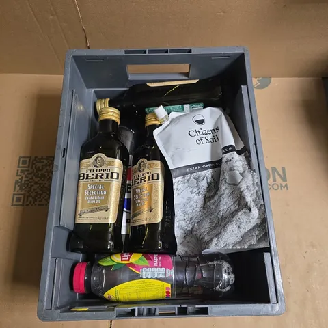 A TOTE TO VARIAB,E TO INCLUDE OLIVE OIL AND DRINKS