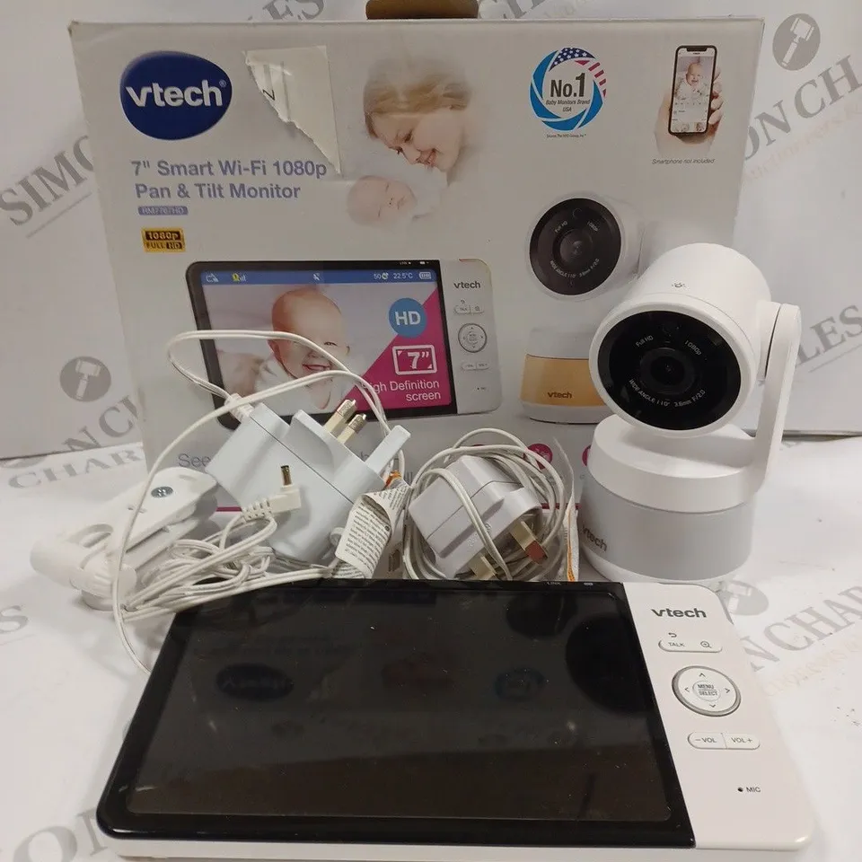 VTECH RM7767HD SMART WI-FI 7" VIDEO BABY MONITOR