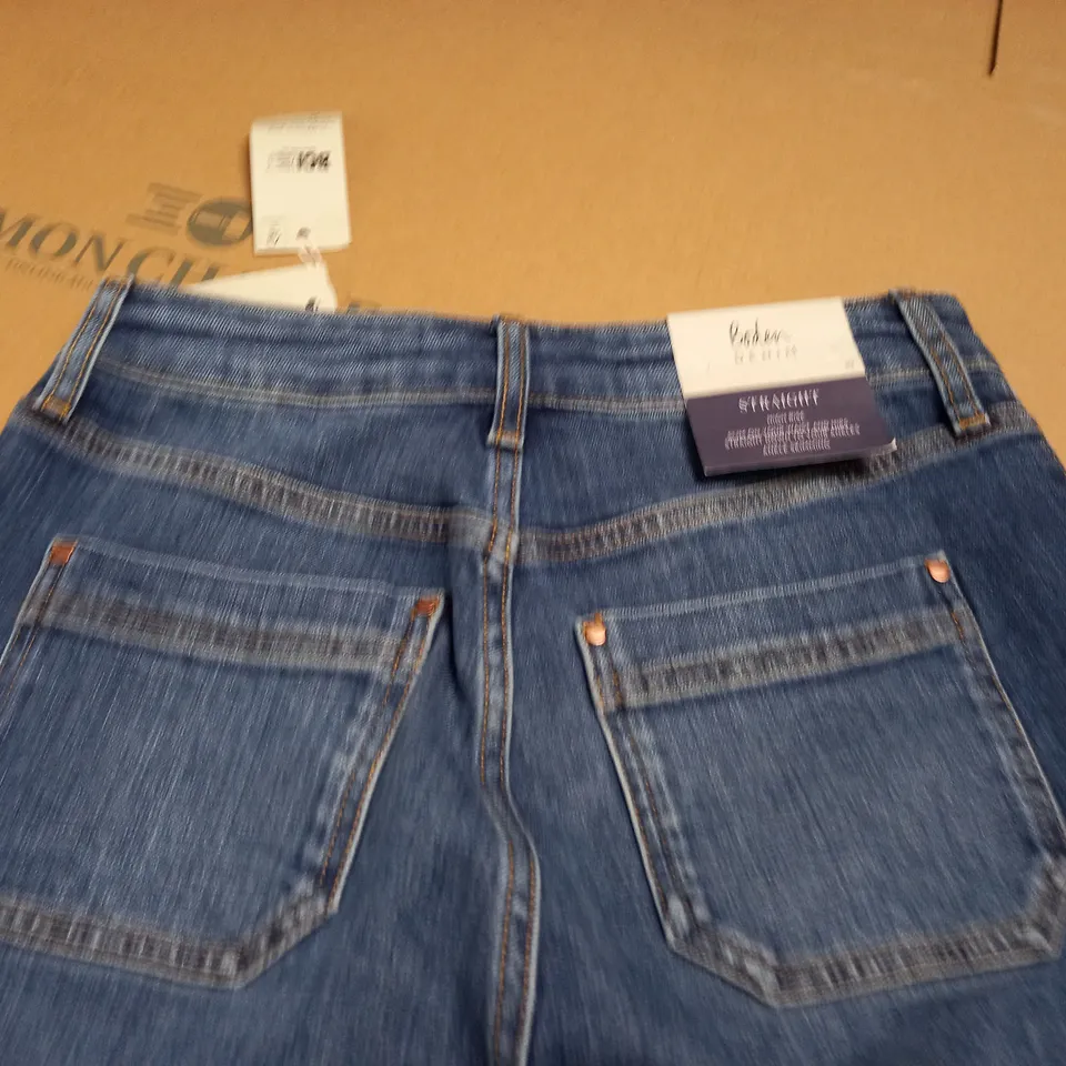BODEN DENIM STRAIGHT HIGH RISE JEANS - 10
