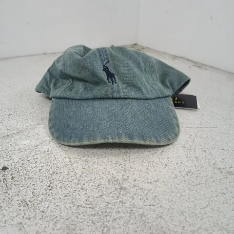POLO RALPH LAUREN DENIM CLASSIC SPORT CAP – BLUE, ONE SIZE