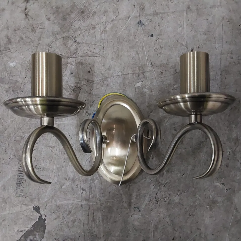 LEWISBORO 2 LIGHT DIMMABLE CANDLE WALL LIGHT (1 BOX)