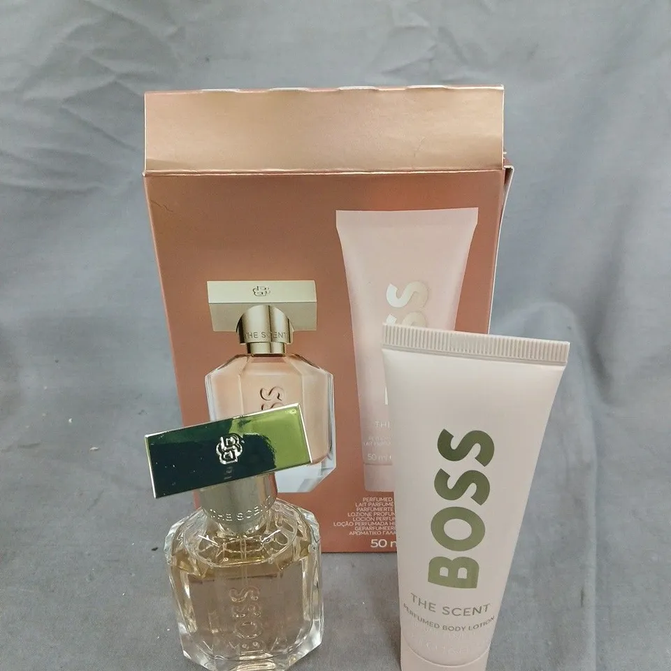 BOSS THE SCENT EAU DE PARFUM AND BODY LOTION FOR WOMEN