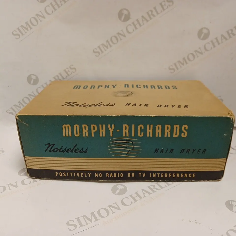 MORPHY RICHARDS NOISELESS HAIRDRYER. 