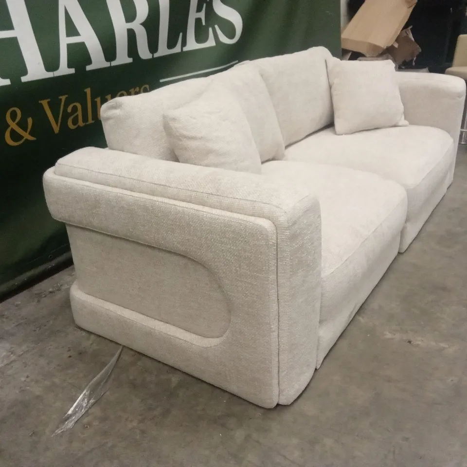 DANETTI LYNETTA NATURAL WEAVE 3 SEATER SOFA