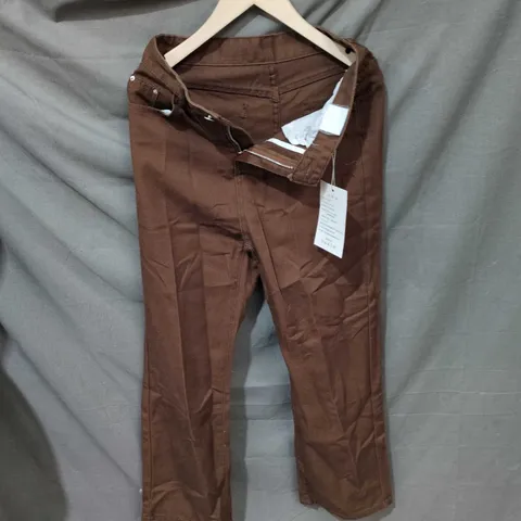 DADUHEY MEN'S BROWN TROUSERS SIZE M 