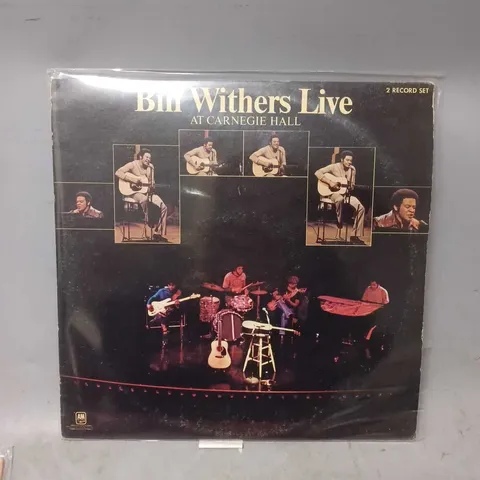 BILL WITHERS LIVE AT CARNEGIE HALL VINYL