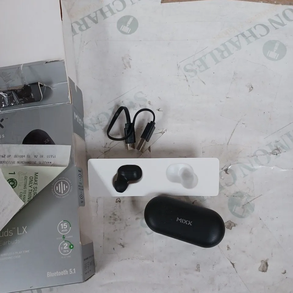MIXX AUDIO STREAM BUDS LX TRUE WIRELESS EARBUDS