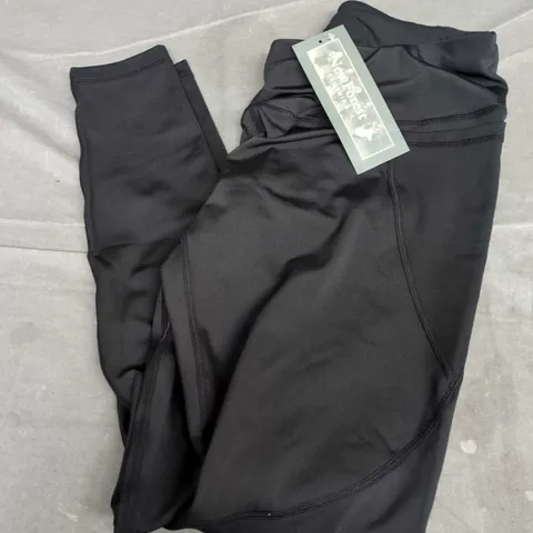 NEW FOREST CLOTHING LADIES TREK LEGGINGS IN BLACK - SIZE 14