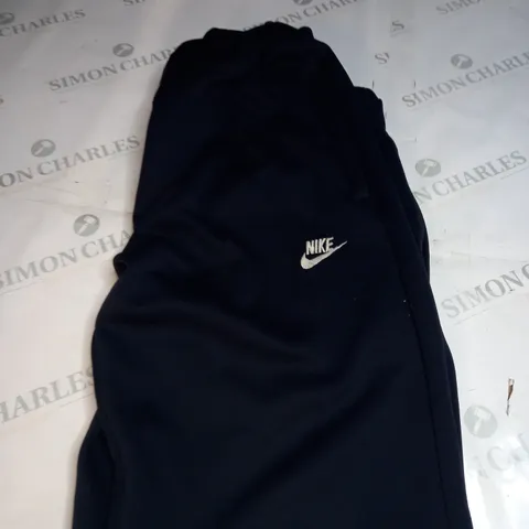 NIKE LOGO CASUAL NAVY TRACKSUIT BOTTOMS SIZE L