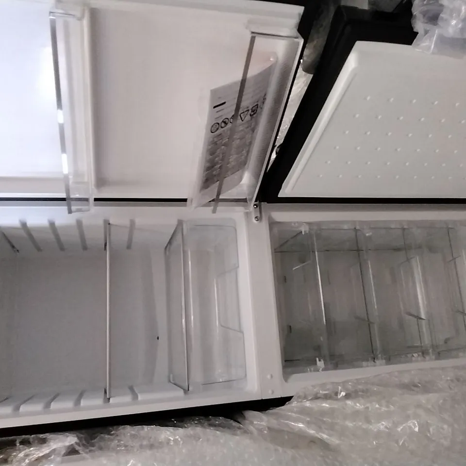 DESIGNER HOOVER HFF195BK FREESTANDING 281 LITRE 5050 FROST FREE FRIDGE FREEZER