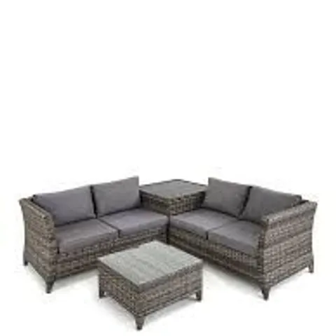 BOXED GRADE 1 ARUBA 4 SEATER CORNER SET (BOX 2 OF 2 ONLY)