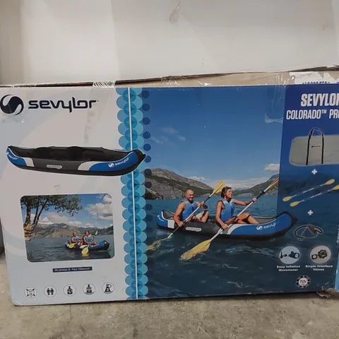 BOXED SEVYLOR COLORADO PRO KIT INFLATABLE 2 PERSON KAYAK (1 BOX)