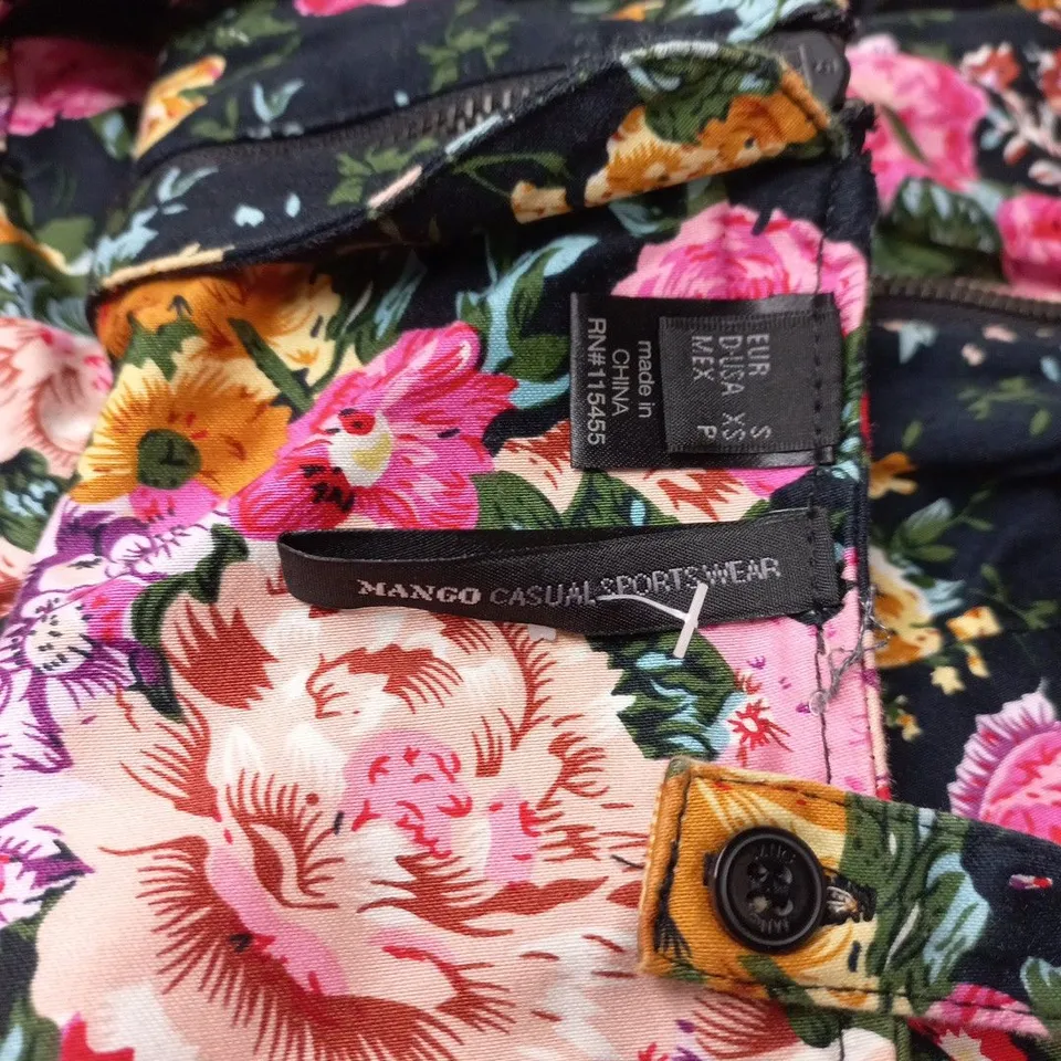 MANGO CASUAL WEAR FLORAL PRINT DRESS – WOMEN'S, UK 8 (EU S)