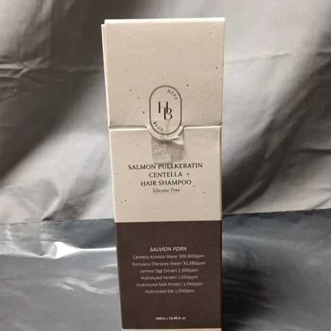 SALMON PULLKERATIN CENTELLA HAIR SHAMPOO – SILICONE FREE, 500ML. SEALED